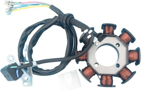 FT125 FT150 CG125 CG150 AKT FT 125 150 دراجة نارية الجزء الثابت لفائف ل 125cc 150cc 8 لفائف التيار المتناوب الجزء الثابت Pecas De Moto Estator De Moto in Kuwait