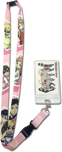 Ouran High School Host Club - Pink Lanyard in Saudi Arabia