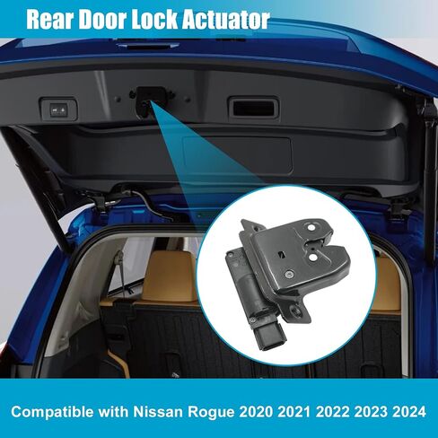GXARTS Trunk Door Lock Actuator 905026RR1A 905026RF0A Compatible with Nissan Rogue 2020 2021 2022 2023 2024 Rear Door Lock Actuator in Saudi Arabia