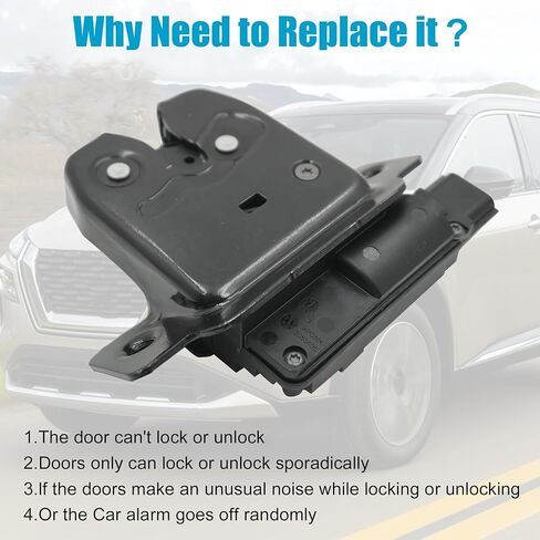 GXARTS Trunk Door Lock Actuator 905026RR1A 905026RF0A Compatible with Nissan Rogue 2020 2021 2022 2023 2024 Rear Door Lock Actuator in Saudi Arabia