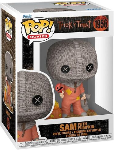 Funko Pop! Movies: Sam with Pumpkin - Trick 'r Treat - Collectable Vinyl Figure - Gift Idea - Official Merchandise - Toys for Kids & Adults - Disney Fans - Model Figure for Collectors in Saudi Arabia