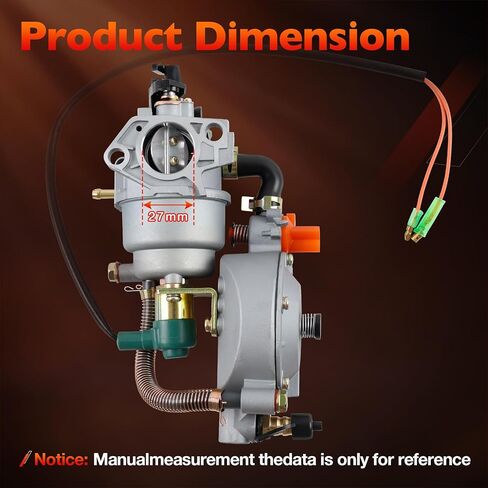 XP13000EH المكربن ​​يناسب DuroMax XP12000EH XP13000EH مولد الوقود المزدوج بولسار G12KBN 8550 واط 9500 واط 10800 واط 12000 واط 457CC طقم الكربوهيدرات المحرك مع فلتر الوقود قابس الإشعال وحشيات in Kuwait