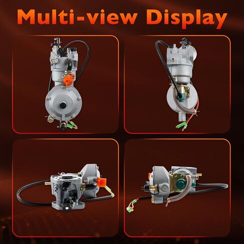XP13000EH المكربن ​​يناسب DuroMax XP12000EH XP13000EH مولد الوقود المزدوج بولسار G12KBN 8550 واط 9500 واط 10800 واط 12000 واط 457CC طقم الكربوهيدرات المحرك مع فلتر الوقود قابس الإشعال وحشيات in Kuwait
