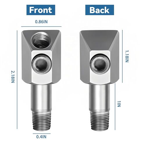 Oil Pressure Sensor Thread Adapter, 1/8-27 NPT Port Plugs, for GM/Chevy 305/350 Oil Pressure & Temperature Sensors in Kuwait