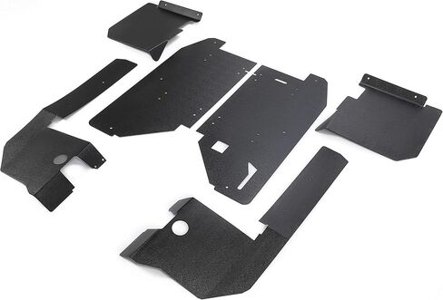 KUAFU Fender Flares Compatible with 2015-2022 Polaris Midsize Ranger 570 Ranger ETX Mud Guard Dust Guard Mud Flaps Front & Rear Plastic Black in Saudi Arabia
