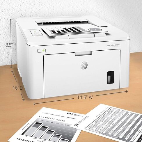طابعة HP LaserJet Pro M203dw، بيضاء (متجددة) in Saudi Arabia