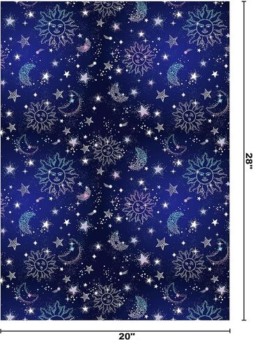 ورق تغليف Titiweet Galaxy - 12 ورقة ورق تغليف كوكبة لأعياد الميلاد والزفاف والكريسماس، 20 × 28 بوصة لكل ورقة in Kuwait