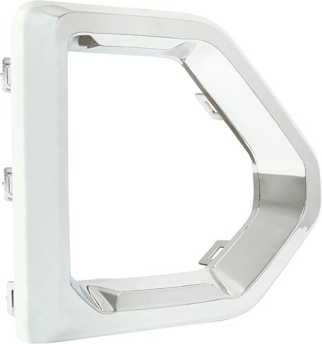 KUAFU Front Fog Light Bezel Compatible with 2019-2023 GMC Sierra 1500 Denali Replacement for 84176753 84176752 Fog Lamp Cover Trim Pair Chrome Silvery in Kuwait