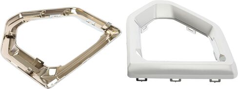 KUAFU Front Fog Light Bezel Compatible with 2019-2023 GMC Sierra 1500 Denali Replacement for 84176753 84176752 Fog Lamp Cover Trim Pair Chrome Silvery in Kuwait