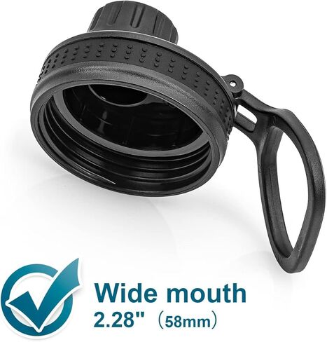 غطاء بديل Koodee يناسب 9 أونصة، 12 أونصة، 17 أونصة كولا على شكل غطاء زجاجة مياه من الفولاذ المقاوم للصدأ، ملحق غطاء خالٍ من مادة BPA in Kuwait