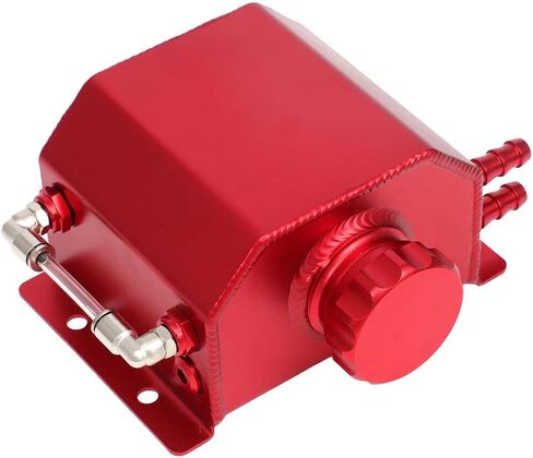 SCITOO Radiator Tank Coolant Reservoir Tank With Cap 1L Universal Automotive Coolant Overflow Expansion Bottle Red in Saudi Arabia