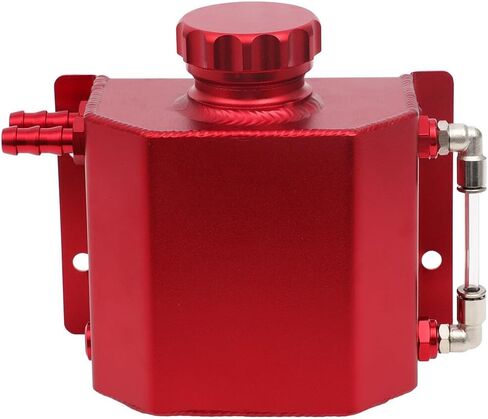 SCITOO Radiator Tank Coolant Reservoir Tank With Cap 1L Universal Automotive Coolant Overflow Expansion Bottle Red in Saudi Arabia