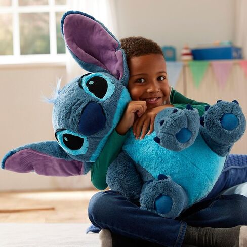Disney Store Official Stitch Plush from Lilo & Stitch – Large 21 1/4 Inches, Soft & Cuddly Toy, Iconic Blue Alien, for Kids & Fans, Suitable for All Ages, Premium Quality in Saudi Arabia