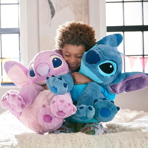 Disney Store Official Stitch Plush from Lilo & Stitch – Large 21 1/4 Inches, Soft & Cuddly Toy, Iconic Blue Alien, for Kids & Fans, Suitable for All Ages, Premium Quality in Saudi Arabia