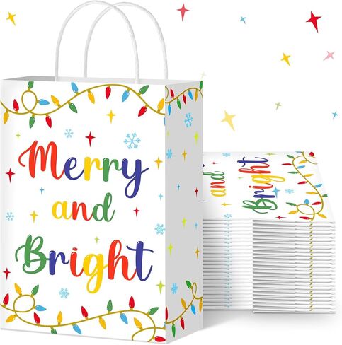 Kolldenn 16 Pcs Christmas Nutcracker Gift Bags with Handle Gray and Pink Christmas Nutcracker Party Favor Xmas Goodie Candy Treat Wrapping Bag for Xmas Holiday Birthday Party 5.9 x 8.3 x 3.1 Inch in Saudi Arabia