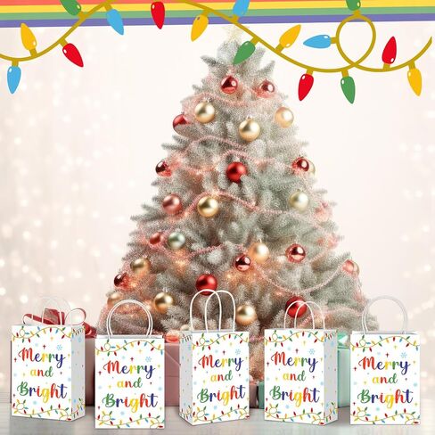 Kolldenn 16 Pcs Christmas Nutcracker Gift Bags with Handle Gray and Pink Christmas Nutcracker Party Favor Xmas Goodie Candy Treat Wrapping Bag for Xmas Holiday Birthday Party 5.9 x 8.3 x 3.1 Inch in Saudi Arabia