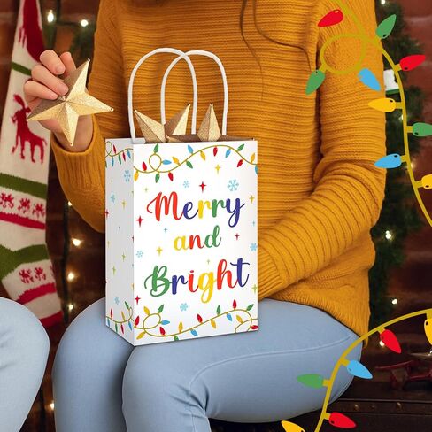 Kolldenn 16 Pcs Christmas Nutcracker Gift Bags with Handle Gray and Pink Christmas Nutcracker Party Favor Xmas Goodie Candy Treat Wrapping Bag for Xmas Holiday Birthday Party 5.9 x 8.3 x 3.1 Inch in Saudi Arabia