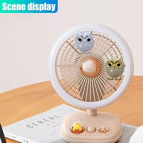 2PCS Bling Owl Car Air Vent Clips, Crystal Rhinestone Auto Air Conditioning Outlet Clip, Animal Air Freshener Diffuser Charm, Cute Car Interior Decoration Accessory for Women (Owl) in Saudi Arabia