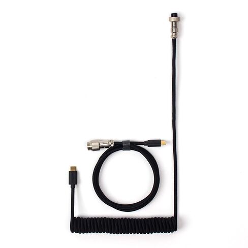 كابل USB ملفوف مخصص من Keychron - أصفر in Kuwait