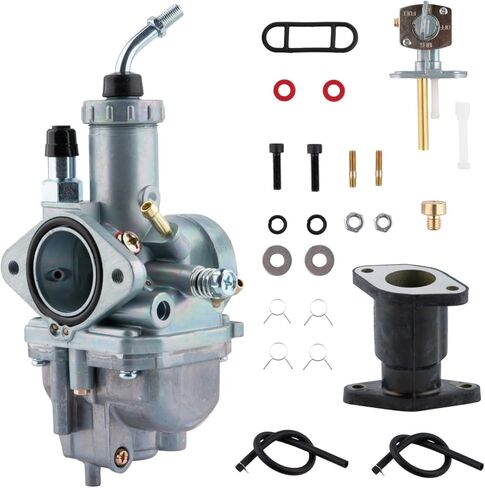 YFM125 Carburetor for Yamaha Grizzly 125 Carb 2004-2013, Breeze 125 Carb 1989-2004 YFM125 Carburetor with Intake Manifold Boot/Fuel Valve Petcock Switch in Saudi Arabia