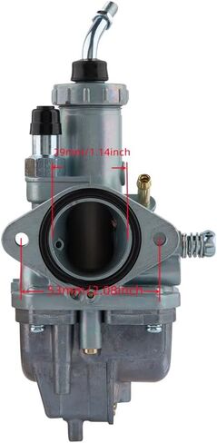 YFM125 Carburetor for Yamaha Grizzly 125 Carb 2004-2013, Breeze 125 Carb 1989-2004 YFM125 Carburetor with Intake Manifold Boot/Fuel Valve Petcock Switch in Saudi Arabia