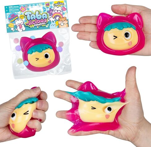 لعبة قطة إسفنجية من ORB Tabalicious Snarkies TABA - لعبة قطط لطيفة ولزجة ذات شعر أزرق صغير TABA - لعبة إسفنجية ممتعة لتخفيف التوتر - ألعاب تململ حسية للأطفال والكبار in Saudi Arabia