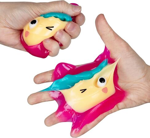 لعبة قطة إسفنجية من ORB Tabalicious Snarkies TABA - لعبة قطط لطيفة ولزجة ذات شعر أزرق صغير TABA - لعبة إسفنجية ممتعة لتخفيف التوتر - ألعاب تململ حسية للأطفال والكبار in Saudi Arabia