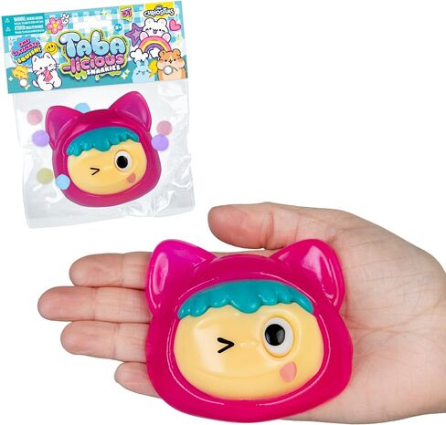 لعبة قطة إسفنجية من ORB Tabalicious Snarkies TABA - لعبة قطط لطيفة ولزجة ذات شعر أزرق صغير TABA - لعبة إسفنجية ممتعة لتخفيف التوتر - ألعاب تململ حسية للأطفال والكبار in Saudi Arabia