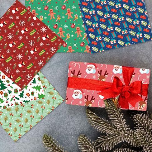 Scrapbook Paper 6x6 IN, 12 Sheets/12 Designs Double-Sided Textured Decorative Craft Paper for DIY Background Card Art Craft Making Photo Album -Merry Christmas in Saudi Arabia