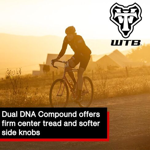 إطار WTB Riddler 45 x 700 TCS خفيف/سريع التدحرج 120tpi Dual DNA SG2، أسود in Saudi Arabia