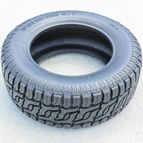 إطار شعاعي للشاحنة الخفيفة للطرق الوعرة RD-9 R/T - 33X12.50R22LT 33X12.50X22 33X12.50-22 109Q نطاق التحميل E LRE 10 طبقات BSW جدار جانبي أسود in Kuwait