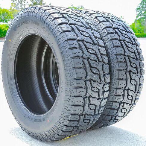 إطار شعاعي للشاحنة الخفيفة للطرق الوعرة RD-9 R/T - 33X12.50R22LT 33X12.50X22 33X12.50-22 109Q نطاق التحميل E LRE 10 طبقات BSW جدار جانبي أسود in Kuwait
