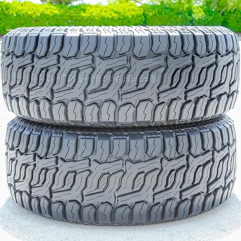إطار شعاعي للشاحنة الخفيفة للطرق الوعرة RD-9 R/T - 33X12.50R22LT 33X12.50X22 33X12.50-22 109Q نطاق التحميل E LRE 10 طبقات BSW جدار جانبي أسود in Kuwait