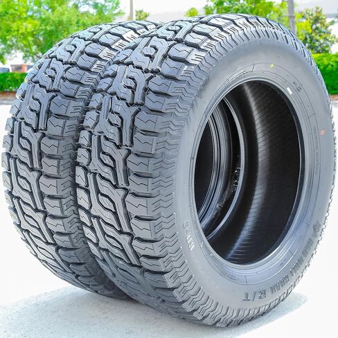 إطار شعاعي للشاحنة الخفيفة للطرق الوعرة RD-9 R/T - 33X12.50R22LT 33X12.50X22 33X12.50-22 109Q نطاق التحميل E LRE 10 طبقات BSW جدار جانبي أسود in Kuwait