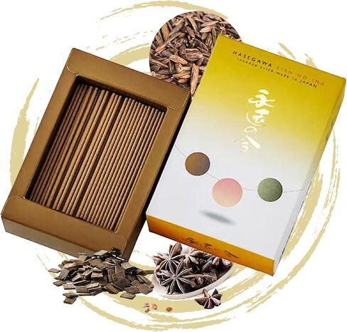 Hasegawa Premium Aromatic Incense: A Blend Aloeswood and Sandalwood - Hasegawa Original | 30-Minute Burn Time | 100g in Saudi Arabia