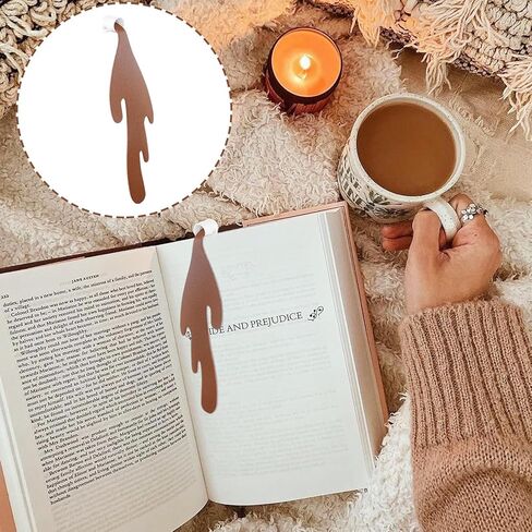 Spilled Coffee Bookmark, Cute Bookmarks for Reading Book Marks Spill Coffee Cup Book Markers Women Men Gift for Book Lovers Coffee Lovers in Saudi Arabia