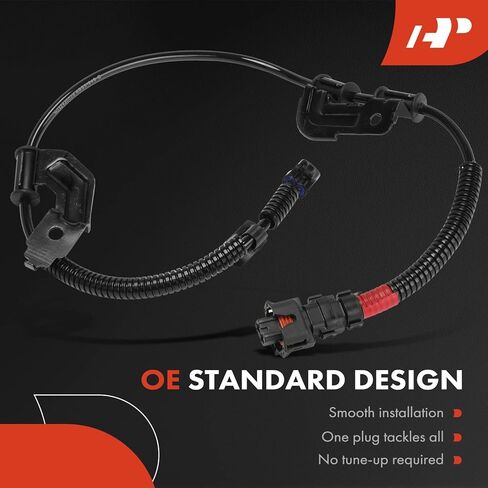 A-Premium ABS Wheel Speed Sensor Compatible with Hyundai Models - Genesis Coupe 2010 2011 2012 - Front Right Passenger Side, Replace# 598302M000 in Saudi Arabia