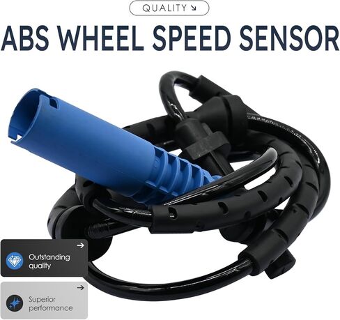 2Pcs Front Left and Right Abs Wheel Speed Sensor Compatible with BMW X3 34523405906, 34523420330, Als460 Als455 04 05 06 07 08 09 10 2004 2005 2006 2007 2008 2009 2010 in Saudi Arabia