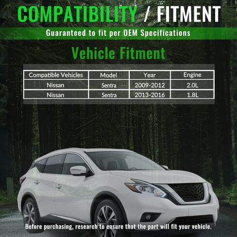 Front Catalytic Converter Compatible with Nissan Sentra 2009-2012 2.0L L4 SULEV Emissions(OEM replacement parts) in Kuwait