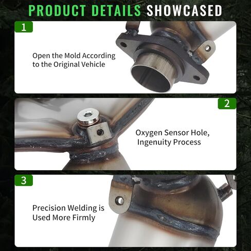 Front Catalytic Converter Compatible with Nissan Sentra 2009-2012 2.0L L4 SULEV Emissions(OEM replacement parts) in Kuwait