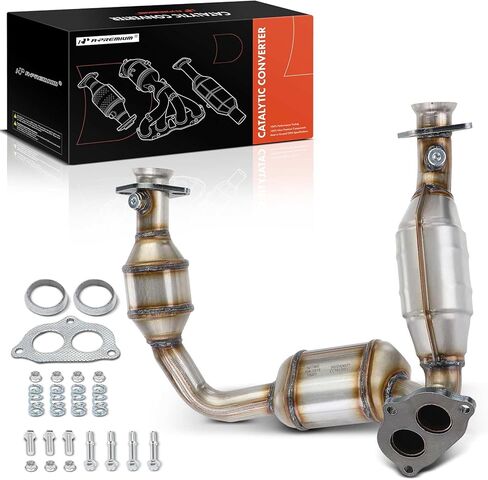 A-Premium Front Catalytic Converter with Gasket Kit Direct-Fit Compatible with Ford Ranger 2001 2002 2003, 3.0L, E.P.A. Compliant in Saudi Arabia
