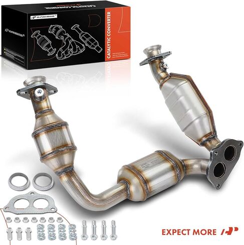 A-Premium Front Catalytic Converter with Gasket Kit Direct-Fit Compatible with Ford Ranger 2001 2002 2003, 3.0L, E.P.A. Compliant in Saudi Arabia