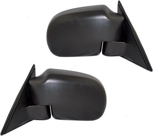 Brock Replacement Driver and Passenger Set Manual Side Door Mirrors Textured Compatible with Blazer Hombre Jimmy S10 Pickup Truck Sonoma in Saudi Arabia