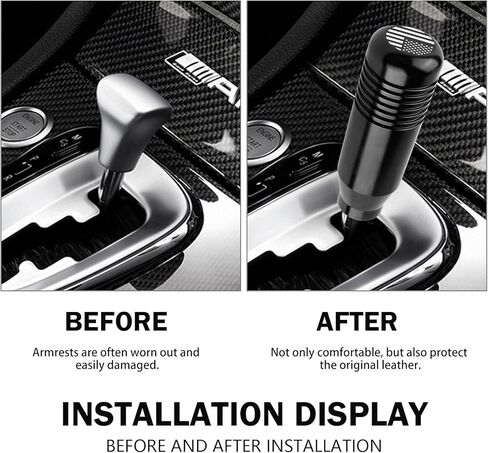 Shifter Knob, Weighted Anti-slip Stripes Comfort Grip, American Flag Decoration Alloy Rust-proof Gear Lever with 8 mm 10 mm 12 mm Adapter, for Most Manual Cars Trucks Accessories (Black) in Kuwait