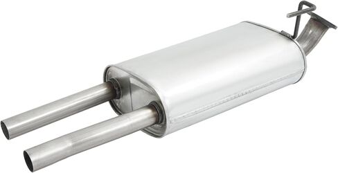 Exhaust Muffler Compatible with 2007-2015 Nissan Titan 5.6L 409 Stainless Steel Silvery in Saudi Arabia