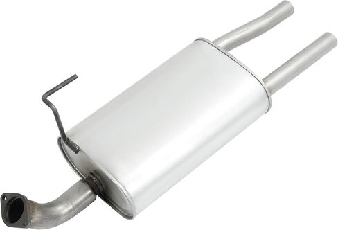 Exhaust Muffler Compatible with 2007-2015 Nissan Titan 5.6L 409 Stainless Steel Silvery in Saudi Arabia