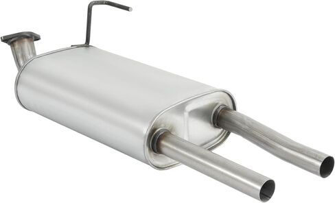 Exhaust Muffler Compatible with 2007-2015 Nissan Titan 5.6L 409 Stainless Steel Silvery in Saudi Arabia