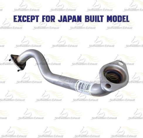 أنبوب العادم الأمامي متوافق مع 2006-2011 Honda Civic 1.8L | ستانلس ستيل | العادم الشمالي الشرقي | تتضمن مجموعة الحشايا والترباس المجانية | استبدال مباشر مناسب in Saudi Arabia