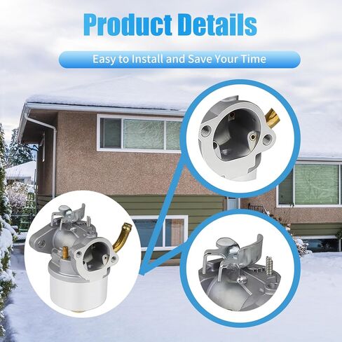 مجموعة المكربن ​​متوافقة مع Toro Power Max 724 SnowBlower مع B&S 205cc 9HP 900series استبدال المحرك Carb in Saudi Arabia