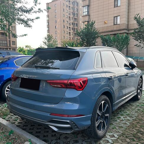 ديكور جناح سبويلر للسقف الخلفي للسيارة أودي Q3 F3 SUV 2019-2026 أسود in Saudi Arabia